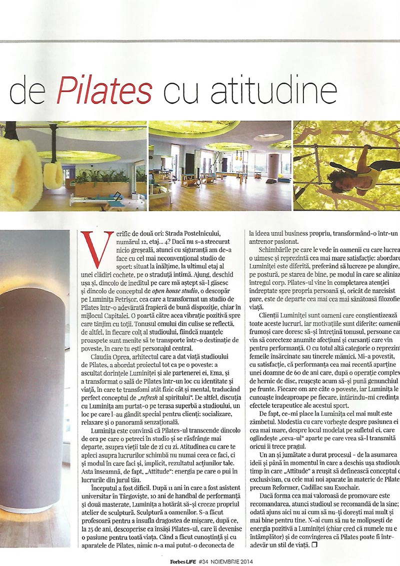 Attitude Pilates Studio Bucuresti