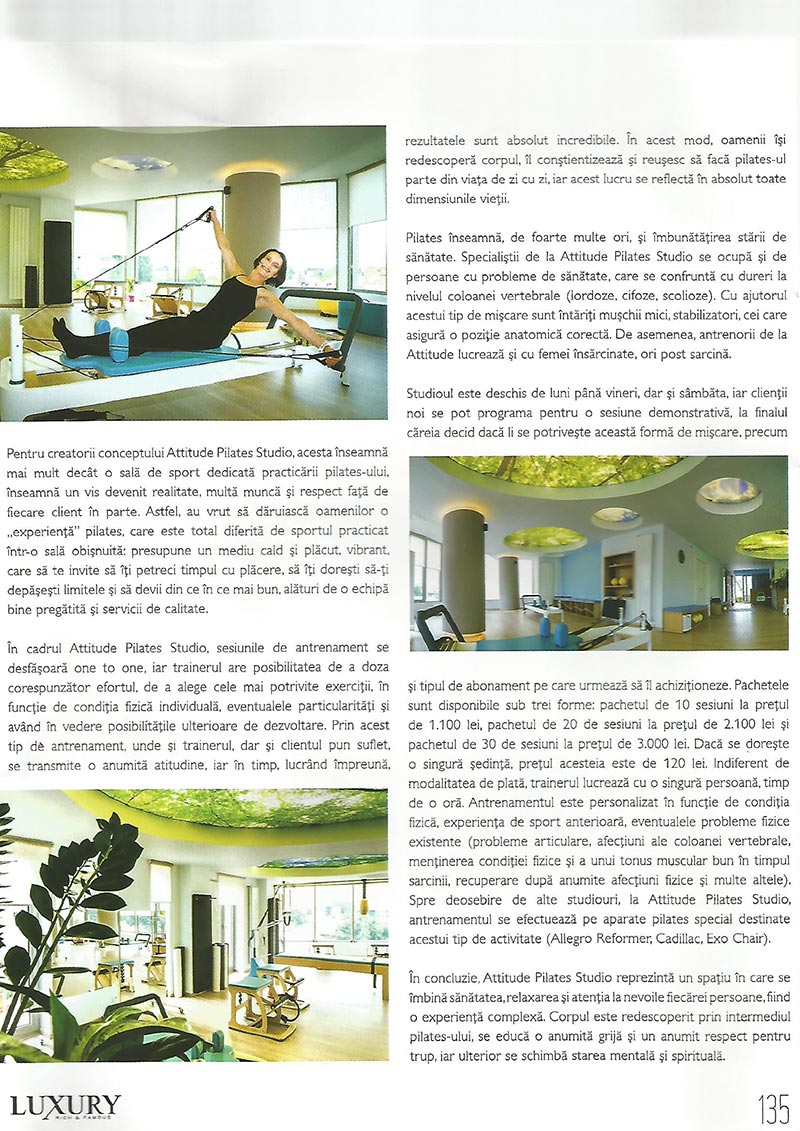 Attitude Pilates Studio Bucuresti